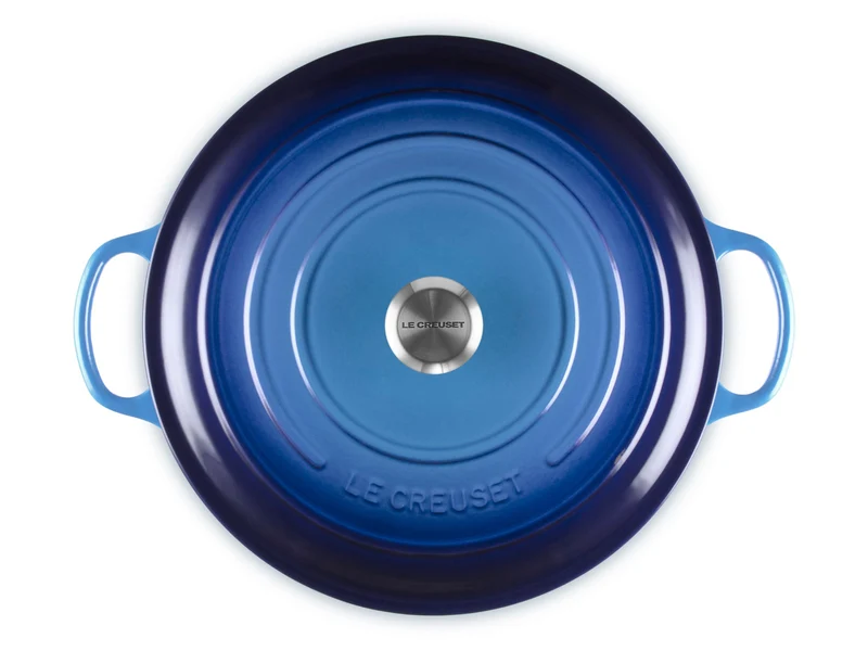 Le Creuset Bräter Signature rund azure 34cm