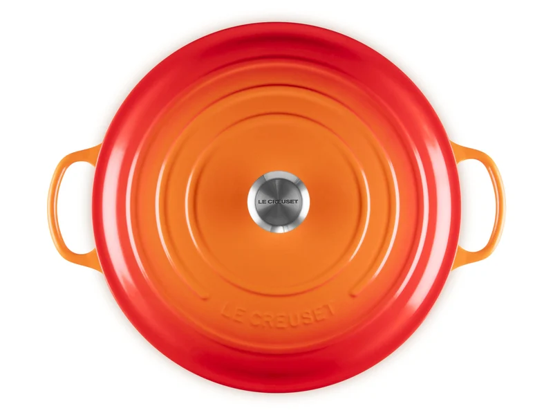 Le Creuset Bräter Signature rund orange 34cm