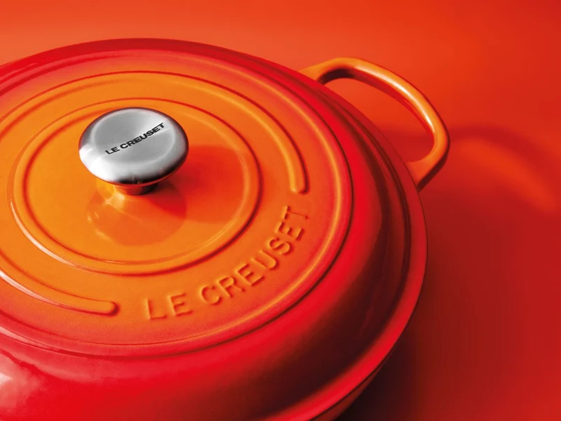 Le Creuset Bräter Signature rund orange 34cm