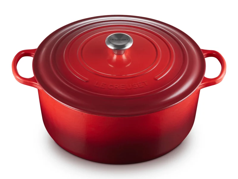 Le Creuset Bräter Signature rund kirschrot 34cm