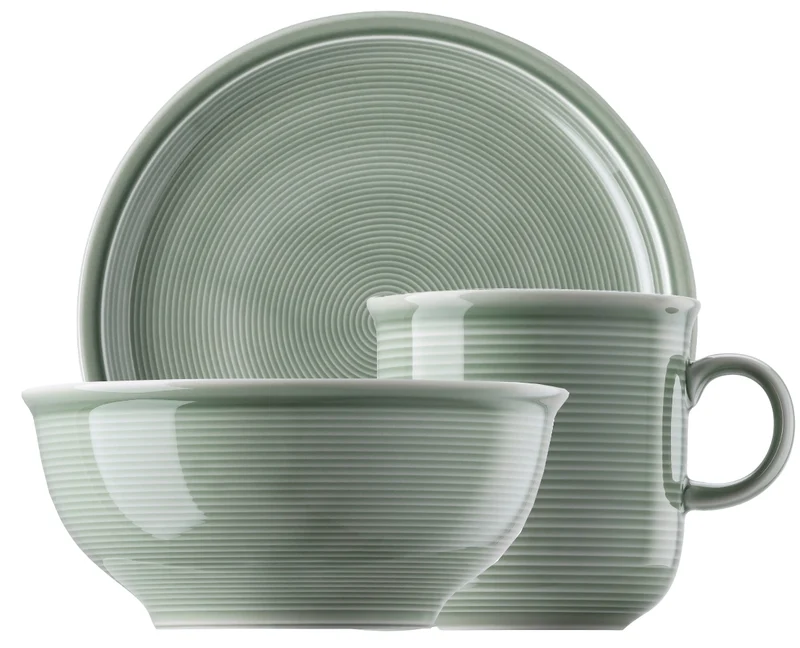 Thomas Trend Colour Moss Green Frühstücksset 3tlg