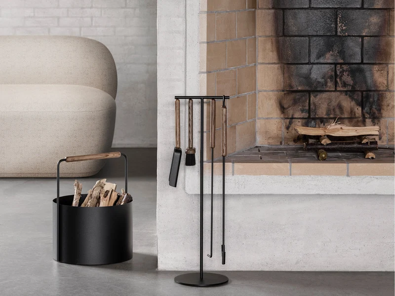 Blomus ASHI Holzkorb brown oak 42cm