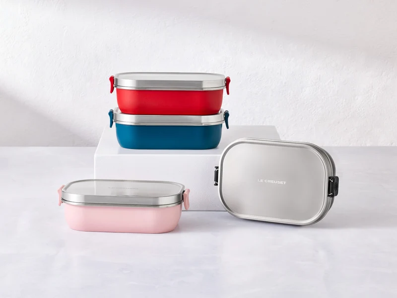 Le Creuset On The Go Lunchbox shell pink 900ml