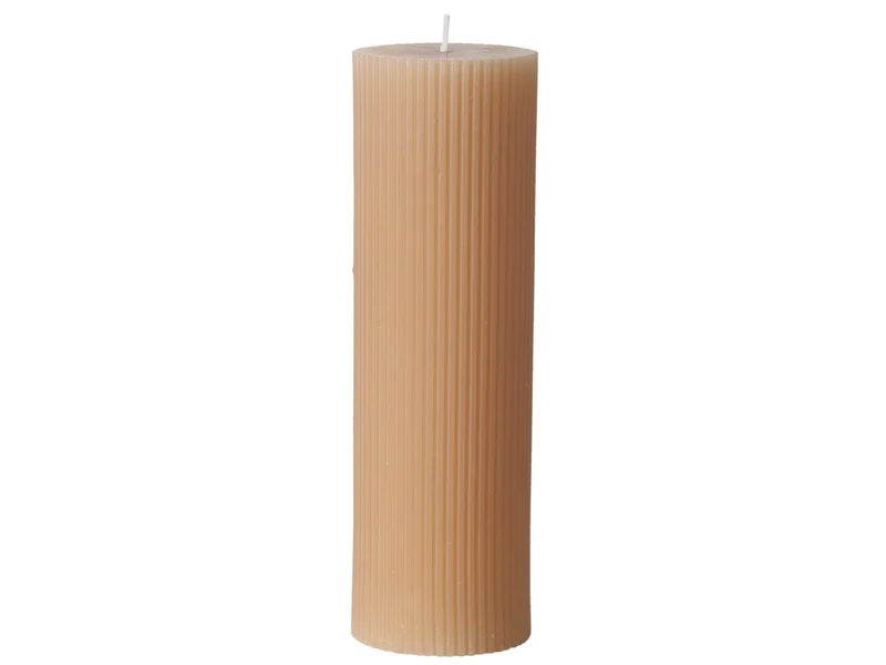 Boltze Classic Stumpenkerze beige 20cm (1 Stück)