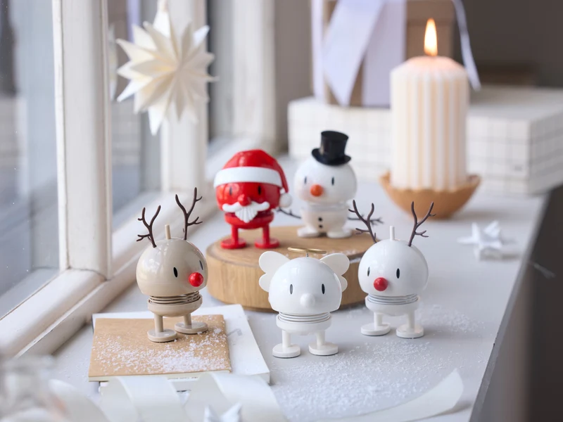 Hoptimist Snowman S white 7,8cm