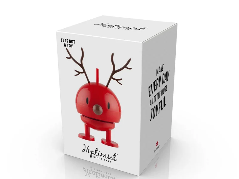 Hoptimist Reindeer Bumble S red 7,2cm