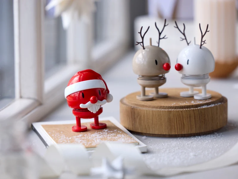 Hoptimist Reindeer Bumble S white 9,5cm