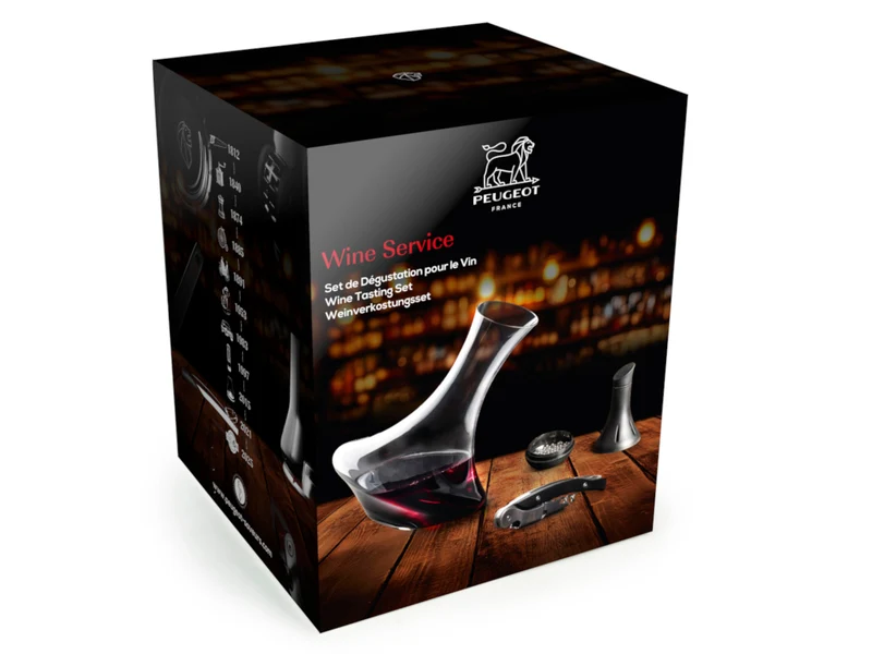 PEUGEOT WINE SERVICE Weinverkostungsset 4tlg