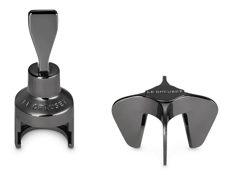 Le Creuset Sektöffner und Sektverschluss-Set schwarz 2tlg