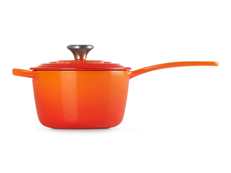 Le Creuset Stielkasserolle Signature rund ofenrot 16cm