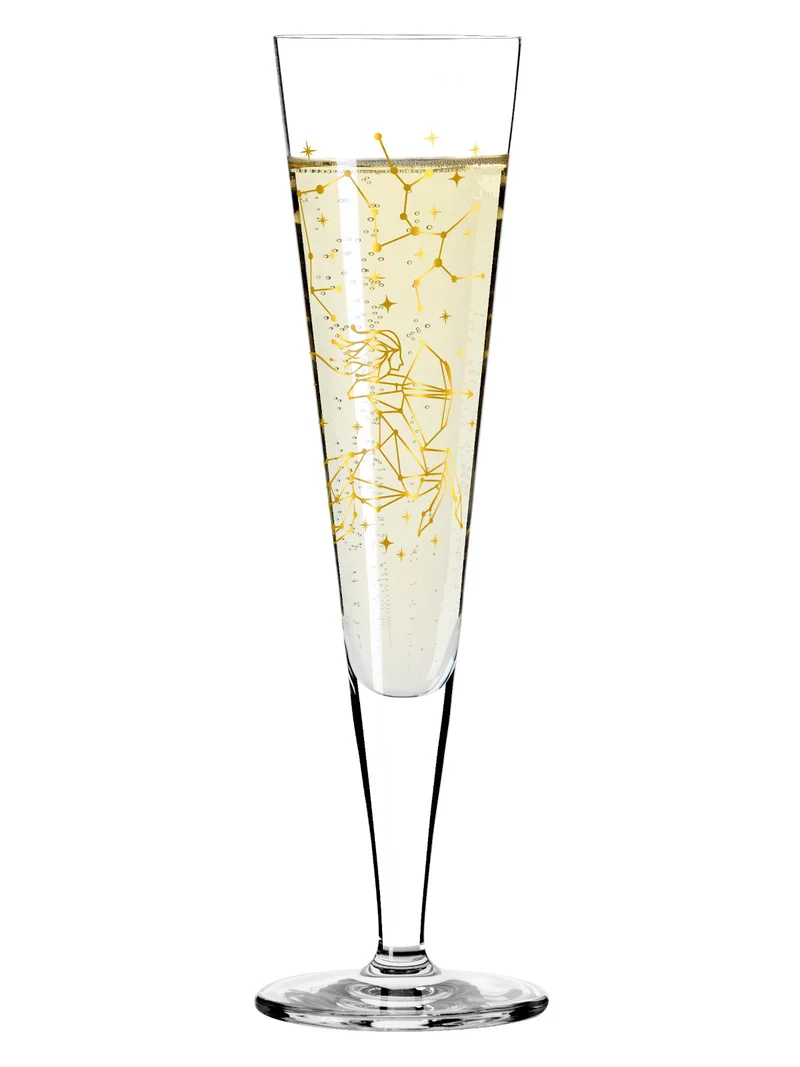 RITZENHOFF Champagnerglas #9 Schütze (Z. Mubaza) H25