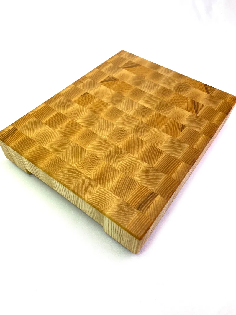 Schneidebrett Hackblock Esche 30 x 25 x 4,35 cm