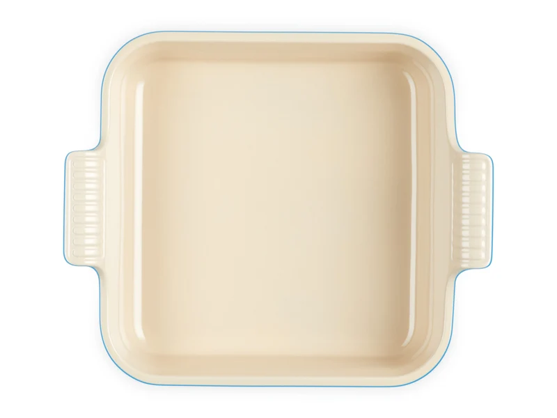 Le Creuset Auflaufform Tradition quadratisch azure 23cm