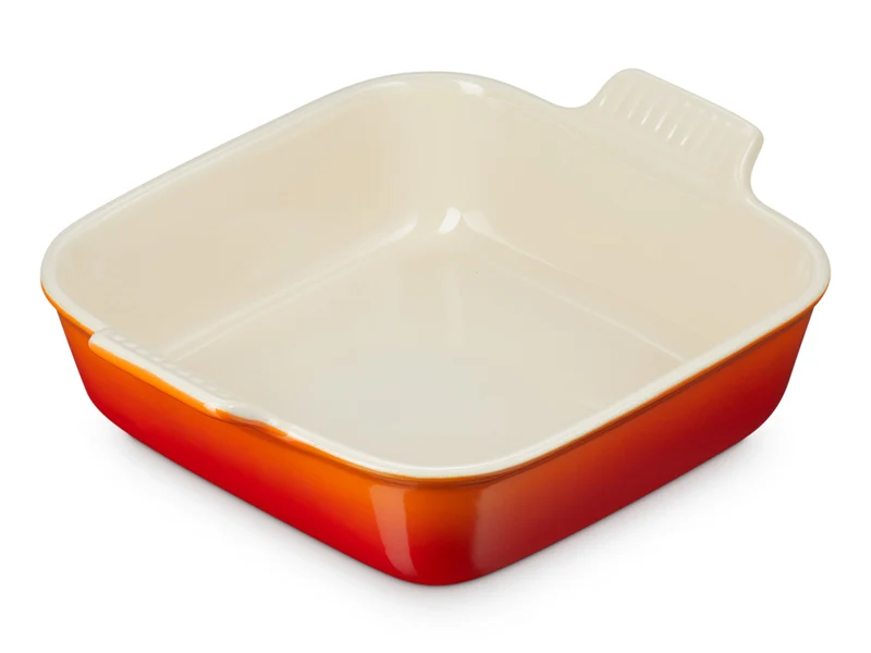 Le Creuset Auflaufform Tradition quadratisch ofenrot 23cm