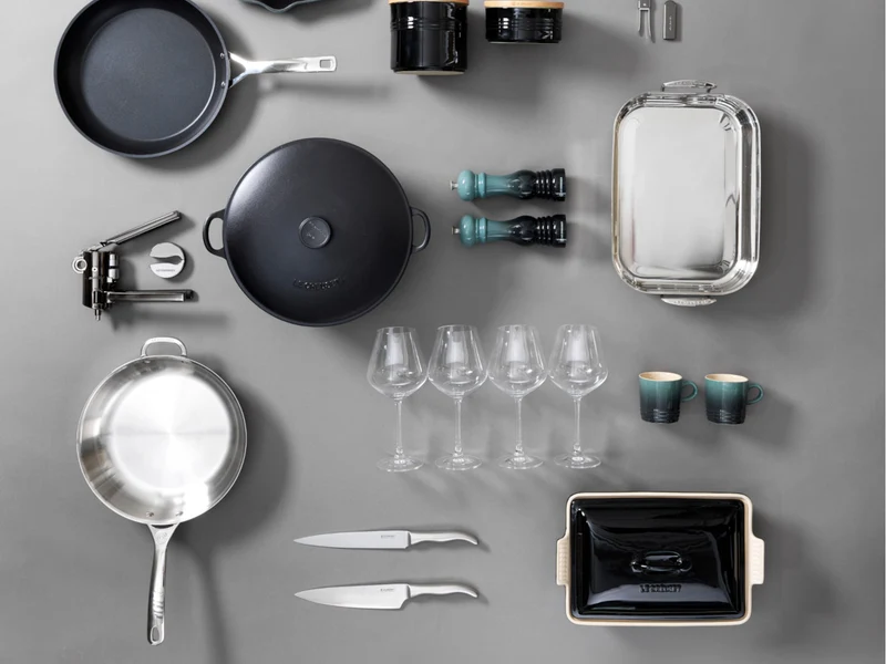Le Creuset Auflaufform Tradition quadratisch kirschrot 23cm