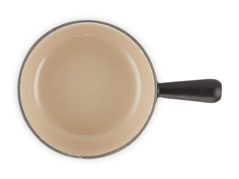 Le Creuset Caquelon Tradition schwarz matt 20cm
