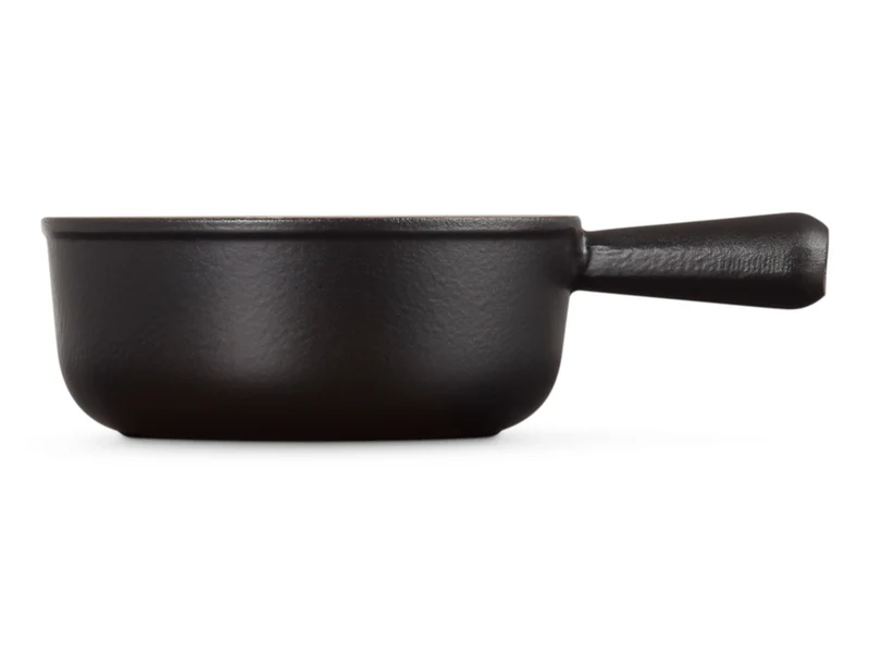 Le Creuset Caquelon Tradition schwarz matt 20cm