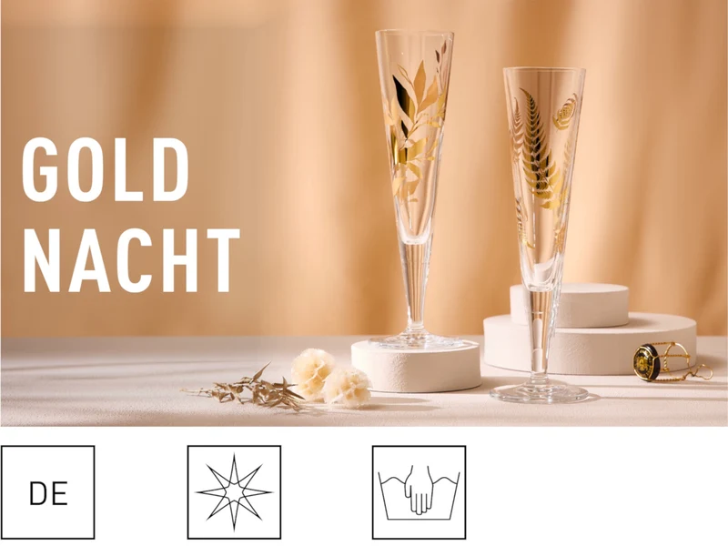 RITZENHOFF Goldnacht Champusglas (H. Symonovych) #47 F25