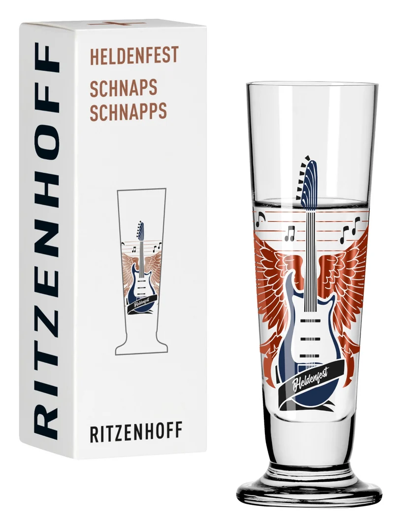 RITZENHOFF Heldenfest Schnapsglas (A.Behnke) H25 #17