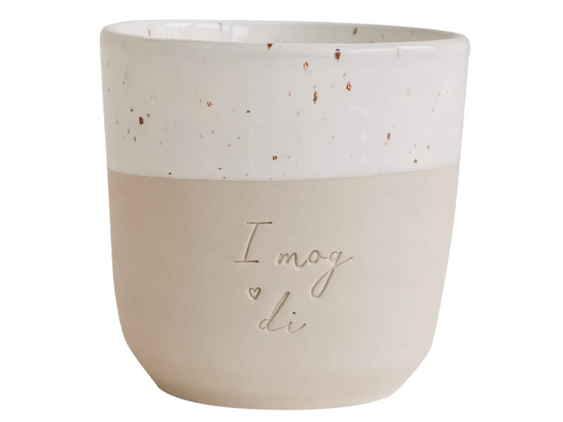 Eulenschnitt Becher I mog di beige 0,32l