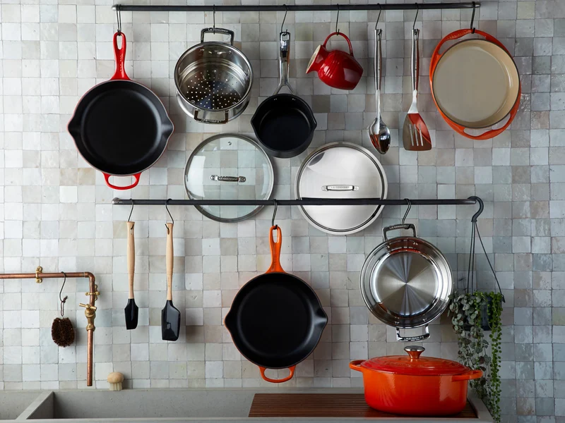 Le Creuset Brat- und Servierpfanne Signature rund azure 30cm