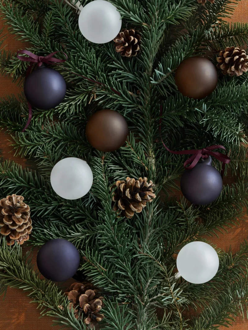 Blomus JUHLA Weihnachtsschmuck L coffee 9cm 2tlg