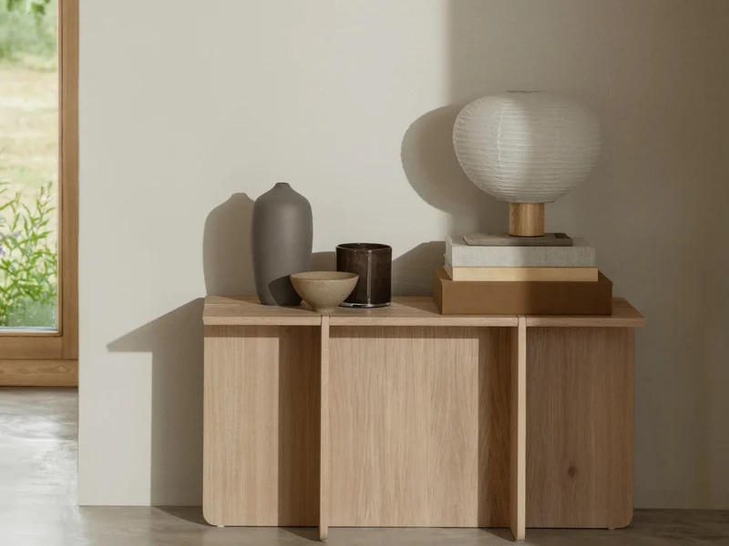 Blomus KAMI Tischlampe S oak 31cm