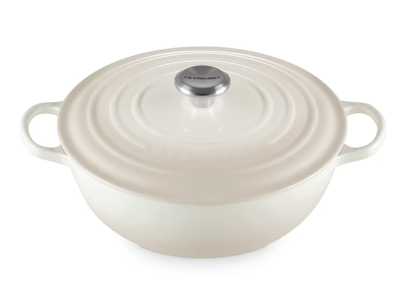 Le Creuset Bräter La Marmite Signature rund meringue 28cm