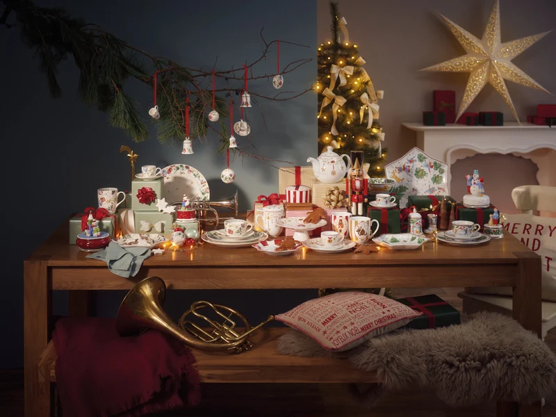 Hutschenreuther Sammelkollektion 2025 Weihnachtsspiele Porzellanlicht