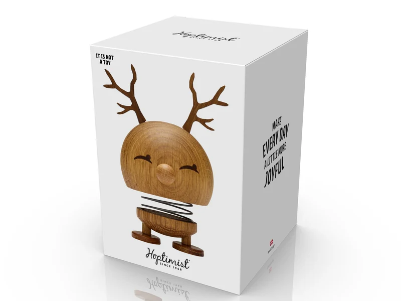 Hoptimist Reindeer Bimble M oak 10,8cm