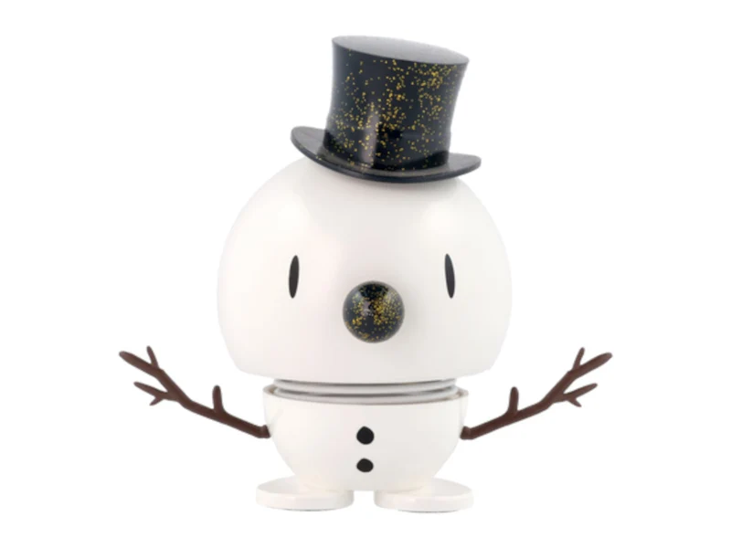Hoptimist Snowman S white/blue 7,8cm
