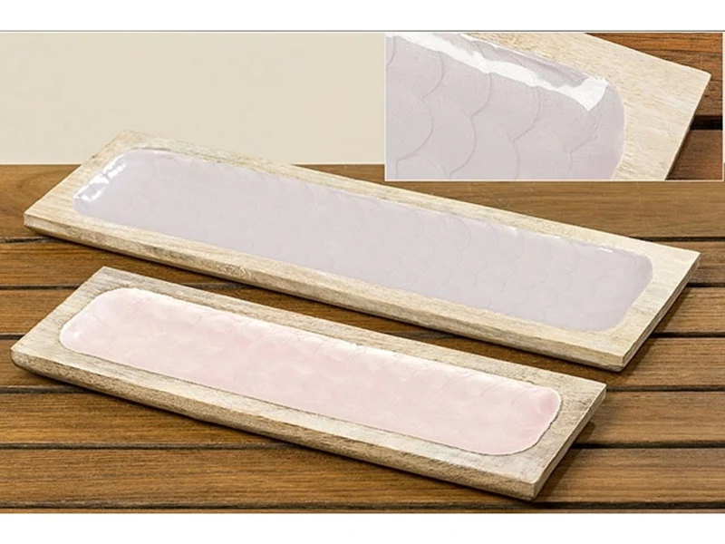 Boltze Deko-Tablett Pastell 38 cm