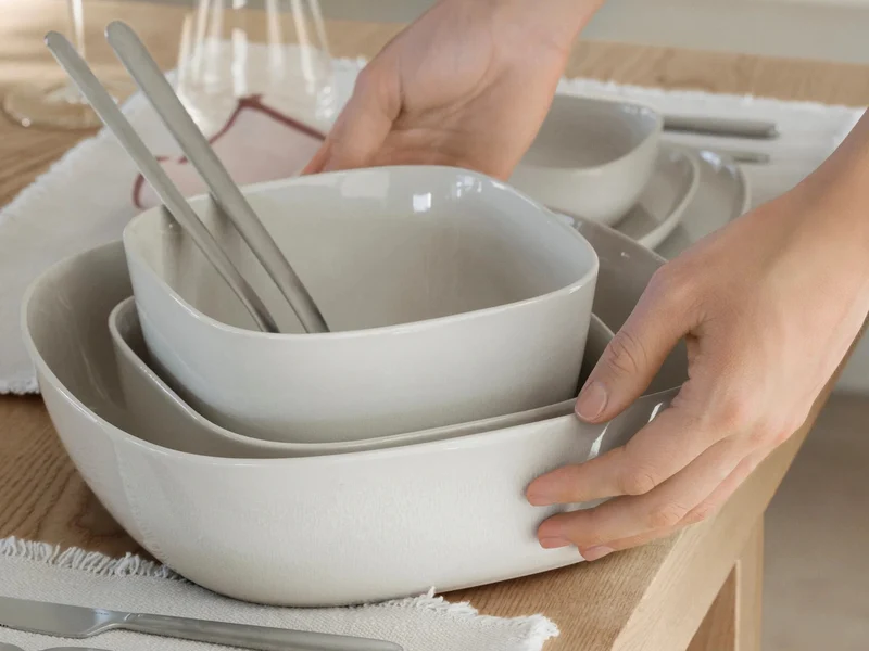 Blomus VAHLO Salatschüssel L moonbeam 27cm