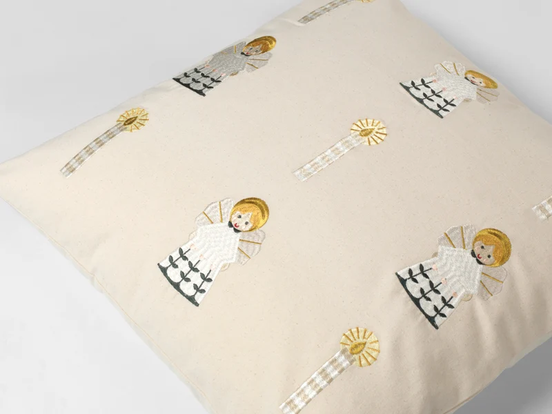 Broste Copenhagen Fairy Tale Kissenbezug beige 50x50cm