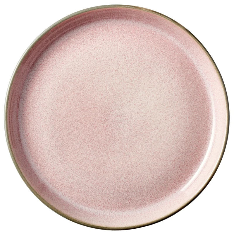Bitz Brotteller Gastro grey/light pink 17 cm