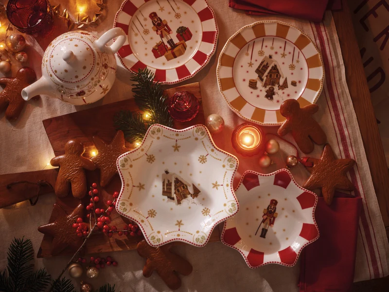 Hutschenreuther Christmas Love red Set 4tlg