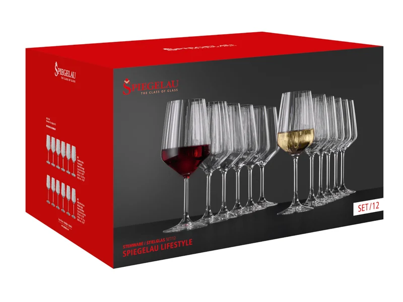 Spiegelau Lifestyle Stielgläser Set 12tlg