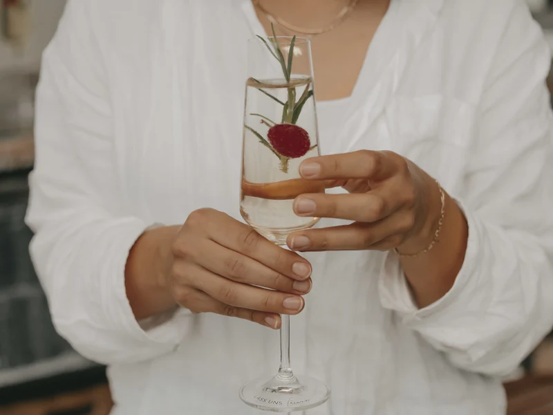 Eulenschnitt Sektglas Lass uns feiern klar 2,1l