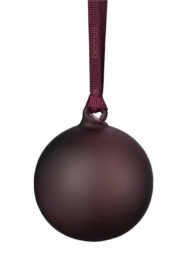 Blomus JUHLA Weihnachtsschmuck L midnight plum 9cm 2tlg