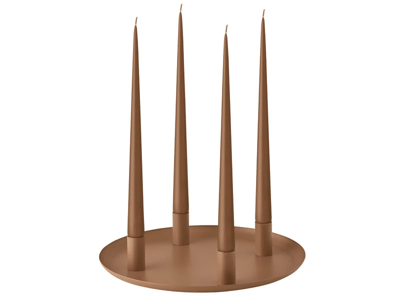 Blomus LOHA Kerzenhalter rund amber brown 30cm