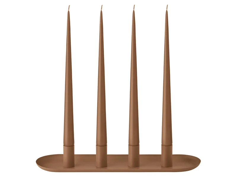 Blomus LOHA Kerzenhalter oval amber brown 37cm