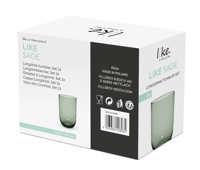 like. by Villeroy & Boch like. by Sage Longdrinkbecher Set 2tlg