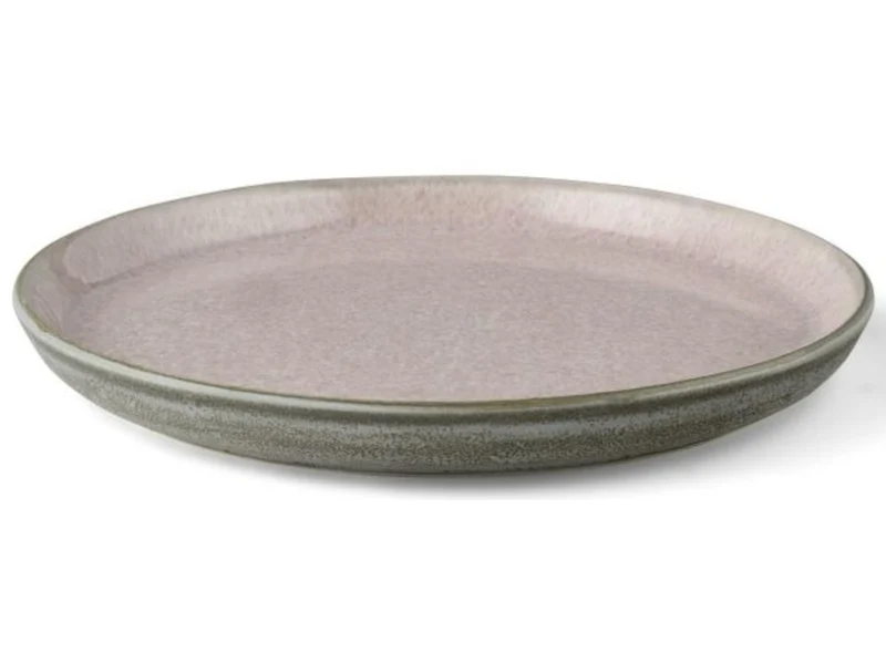 Bitz Frühstücksteller grey / light pink 21 cm