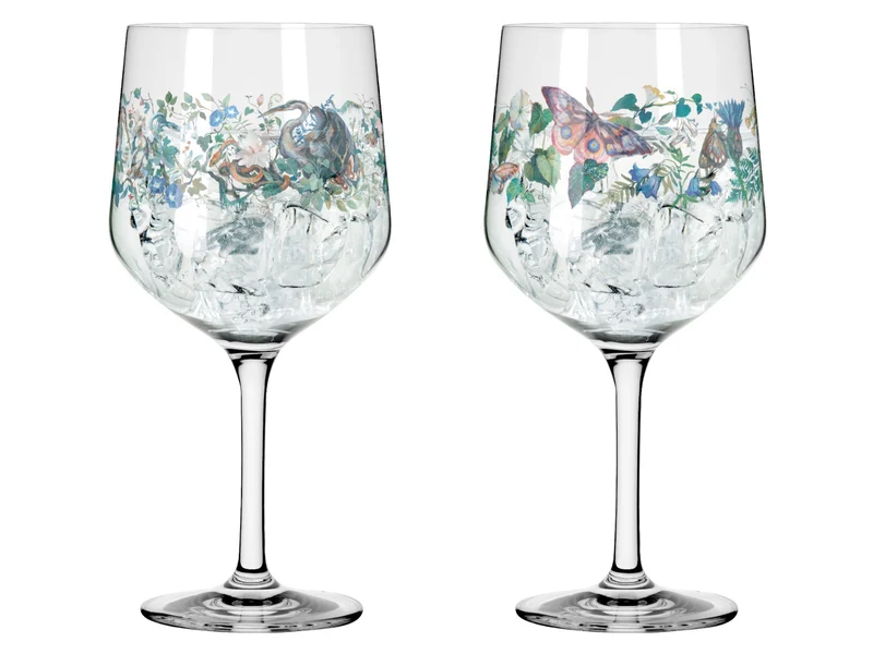 RITZENHOFF Schattenfauna Gin Kelch 2er Set (C. Mcallister) H25 #7 #8