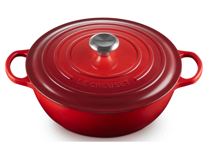 Le Creuset Bräter La Marmite Signature rund kirschrot 28cm