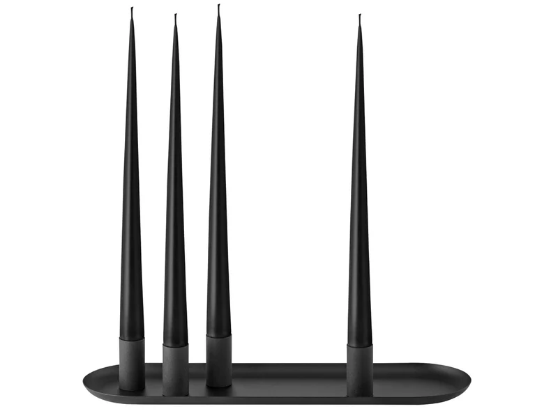 Blomus LOHA Kerzenhalter oval black 37cm