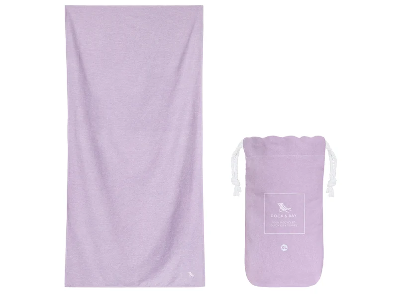 Dock & Bay Fitness-Handtuch XL Meadow Lilac 200x90cm