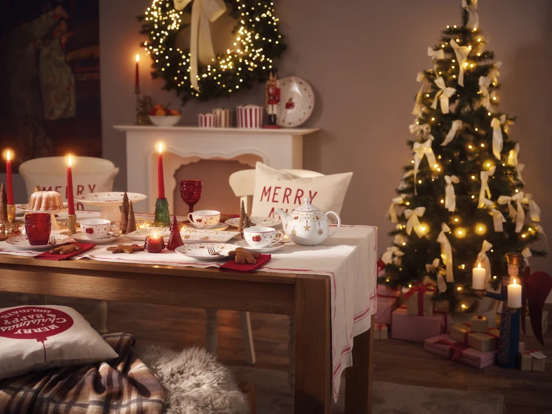 Hutschenreuther Christmas Love red Dose groß
