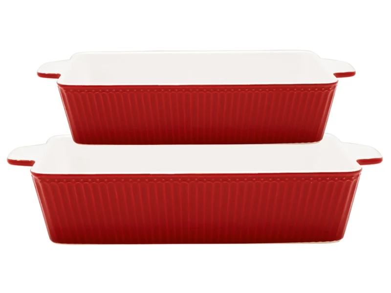 Greengate Alice Auflaufform red Set2