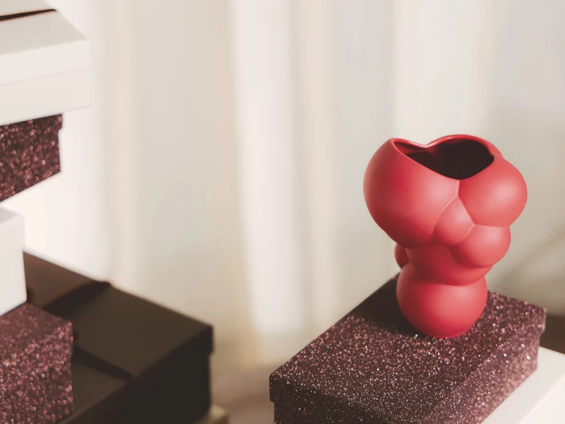 Rosenthal Skum Ruby Vase 14 cm